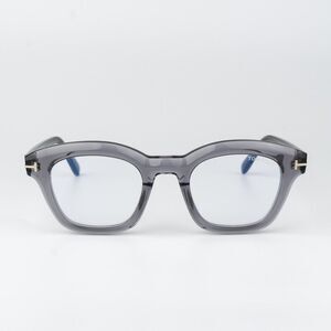 Tom Ford Woman Eyeglasses Transparent Grey Blue Light Block FT5961-B 020